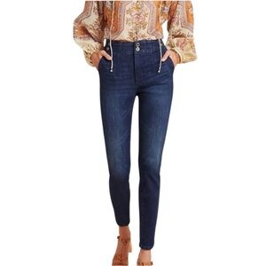 Pilcro by Anthropologie High Rise Skinny Jeans Women’s Size 32 Dark Wash